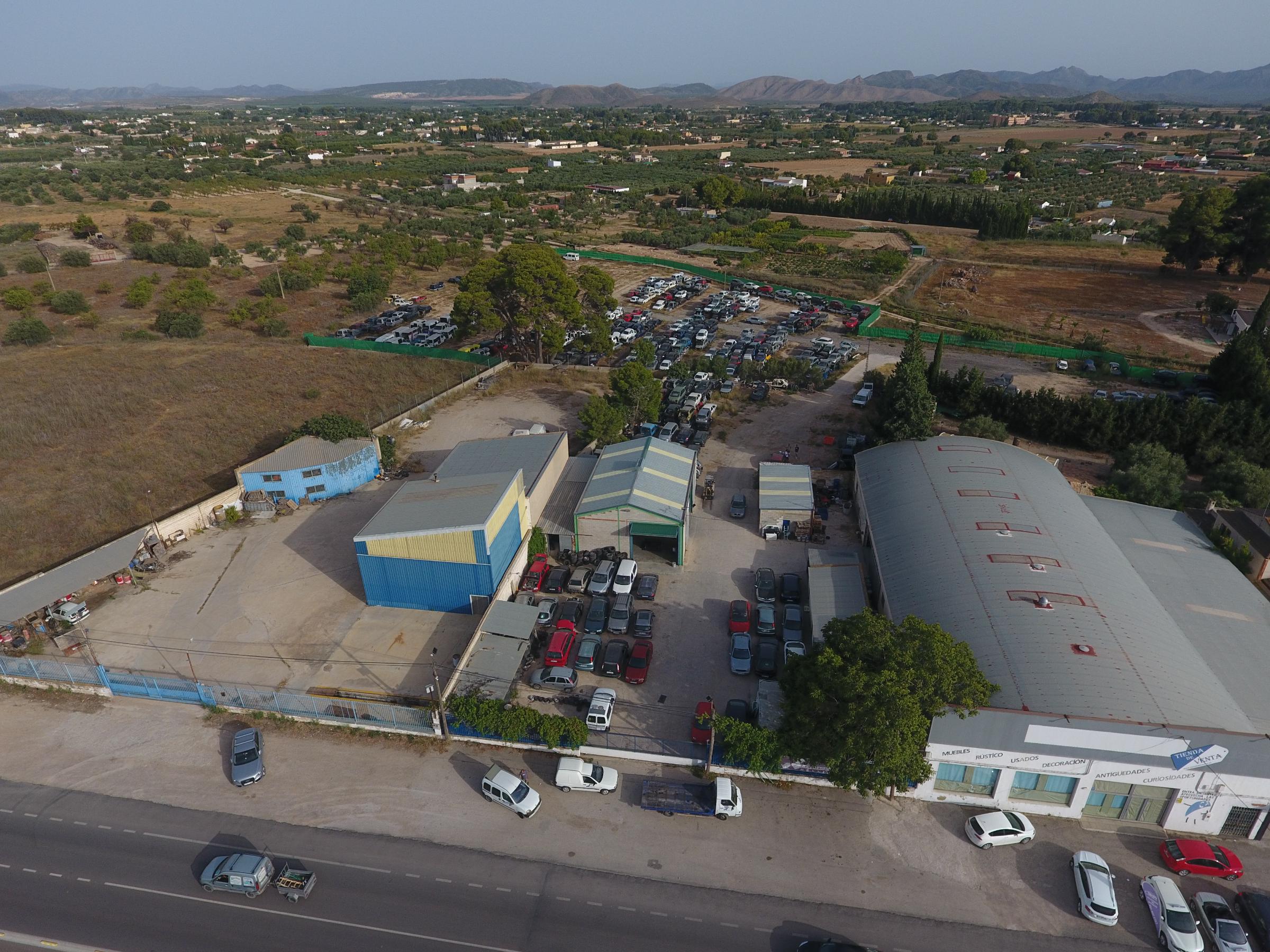 Imagen aérea de Desguaces Hellín SL en Hellín - Albacete